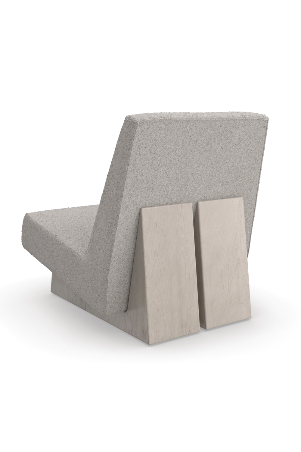 Gray Bouclé Modern Accent Chair | Caracole Indi | Caracole.eu.com