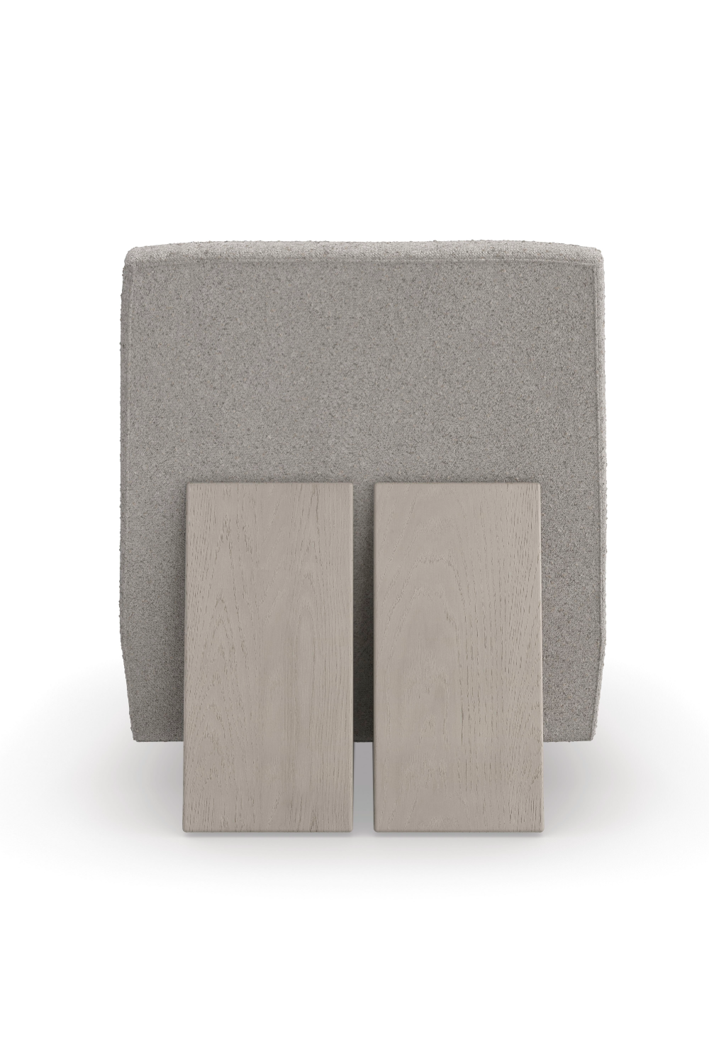 Gray Bouclé Modern Accent Chair | Caracole Indi | Caracole.eu.com