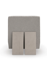 Gray Bouclé Modern Accent Chair | Caracole Indi | Caracole.eu.com