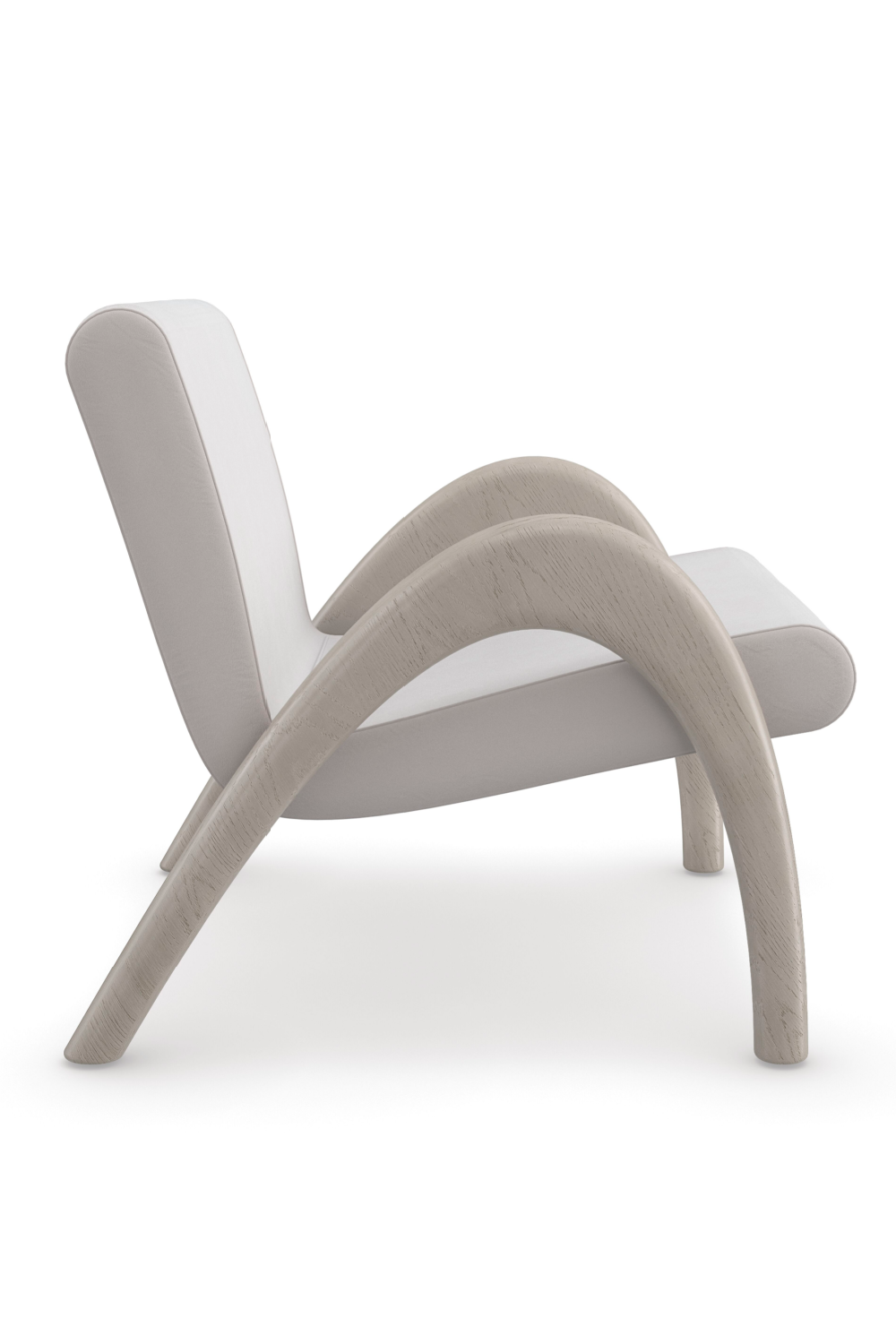 Taupe Velvet Accent Chair | Caracole Coco | Caracole.eu.com