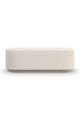 Bouclé Oval Bench | Caracole Asha | Caracole.eu.com
