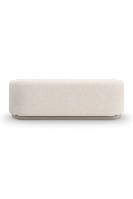 Bouclé Oval Bench | Caracole Asha | Caracole.eu.com