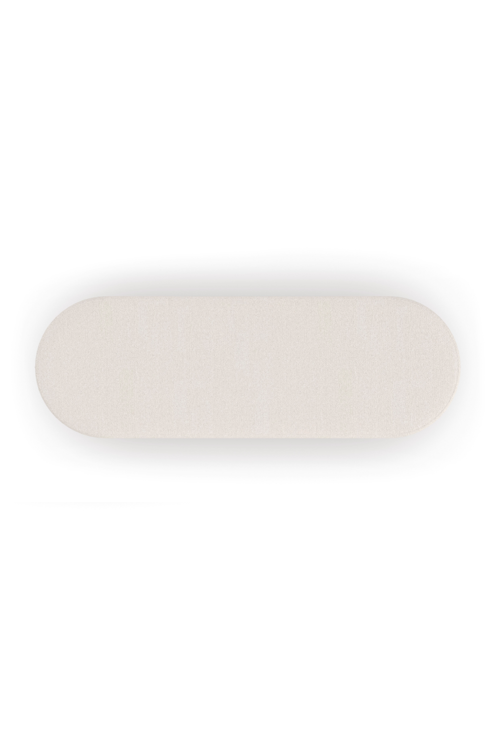 Bouclé Oval Bench | Caracole Asha | Caracole.eu.com