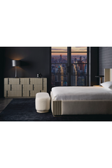 Bouclé Oval Bench | Caracole Asha | Caracole.eu.com