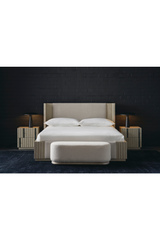 Bouclé Oval Bench | Caracole Asha | Caracole.eu.com