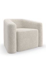 Bouclé Lounge Chair | Caracole Faye | Caracole.eu.com