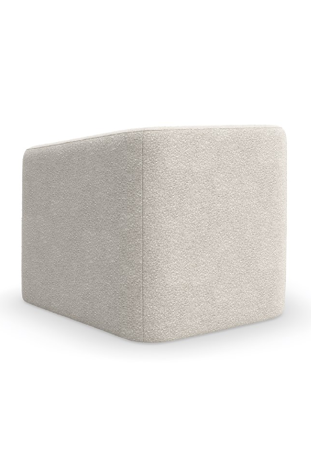 Bouclé Lounge Chair | Caracole Faye | Caracole.eu.com