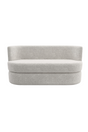 White Bouclé Bench | Caracole Etta | Caracole.eu.com