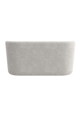 White Bouclé Bench | Caracole Etta | Caracole.eu.com