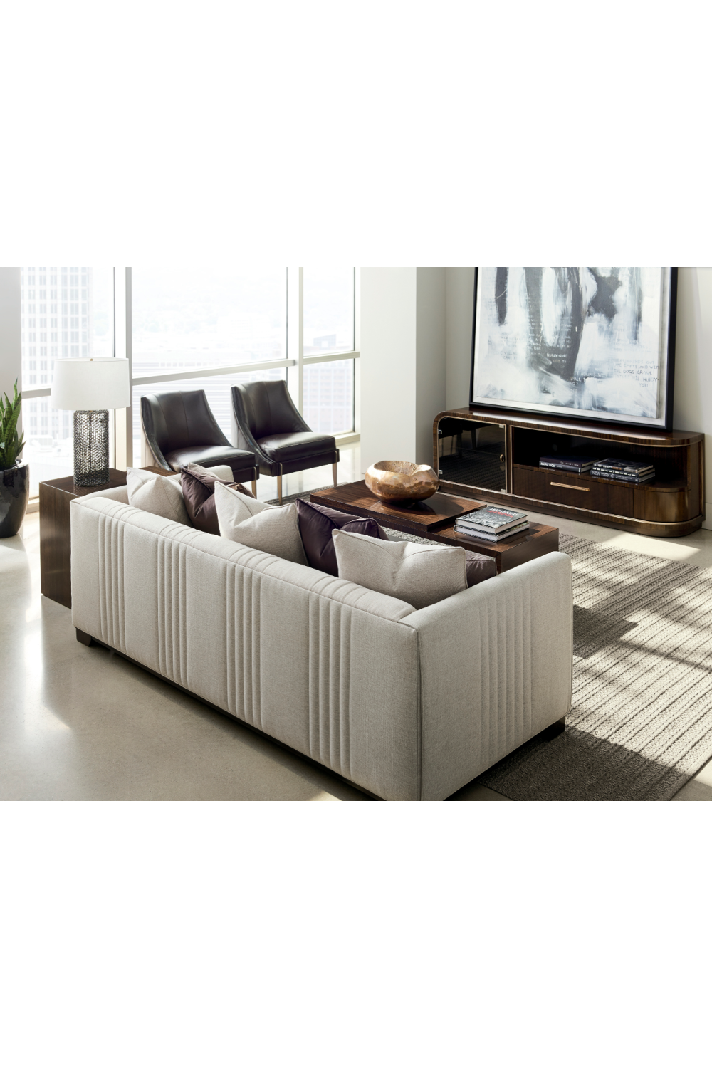 Neutral-Toned Sofa | Caracole Moderne | Caracole.eu.com