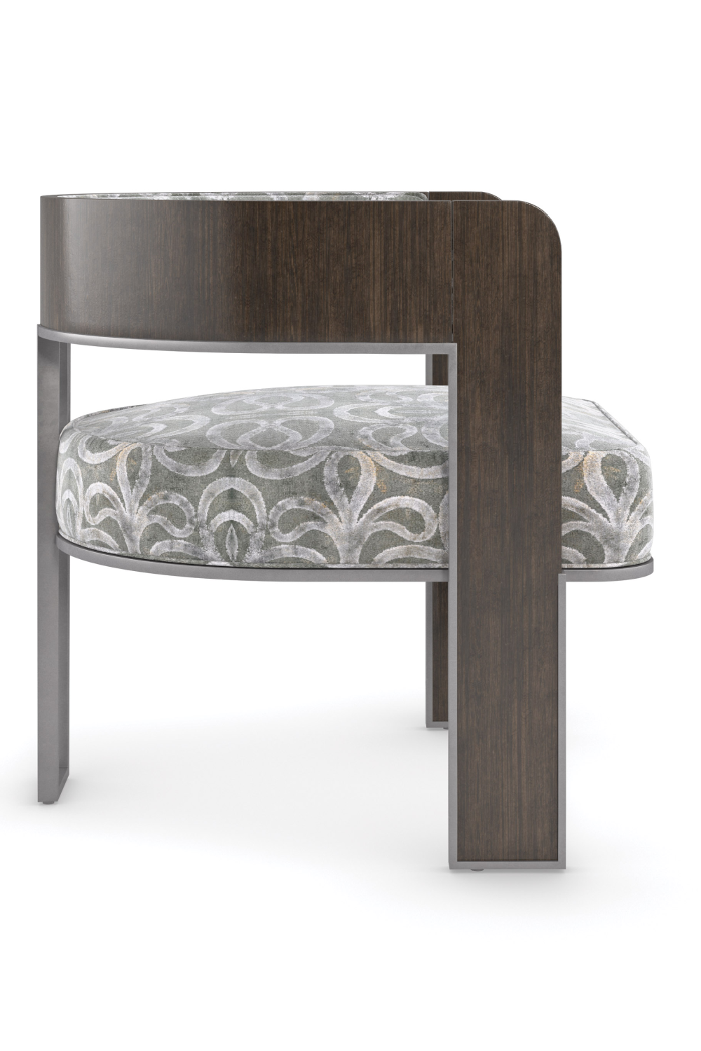 Curved Modern Accent Chair | Caracole Streamliner | Caracole.eu.com