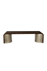 Wood Modern Cocktail Table | Caracole Streamline | Caracole.eu.com