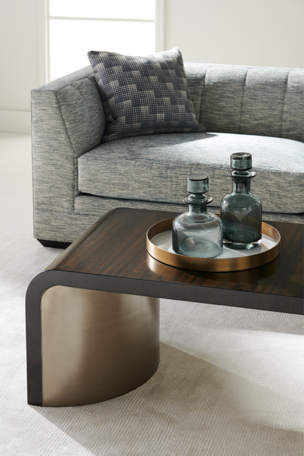 Wood Modern Cocktail Table | Caracole Streamline | Caracole.eu.com
