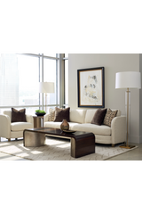 Eucalyptus Curved End Table | Caracole Streamline | Caracole.eu.com