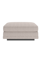 Beige Woven Ottoman | Caracole Fusion | Caracole.eu.com