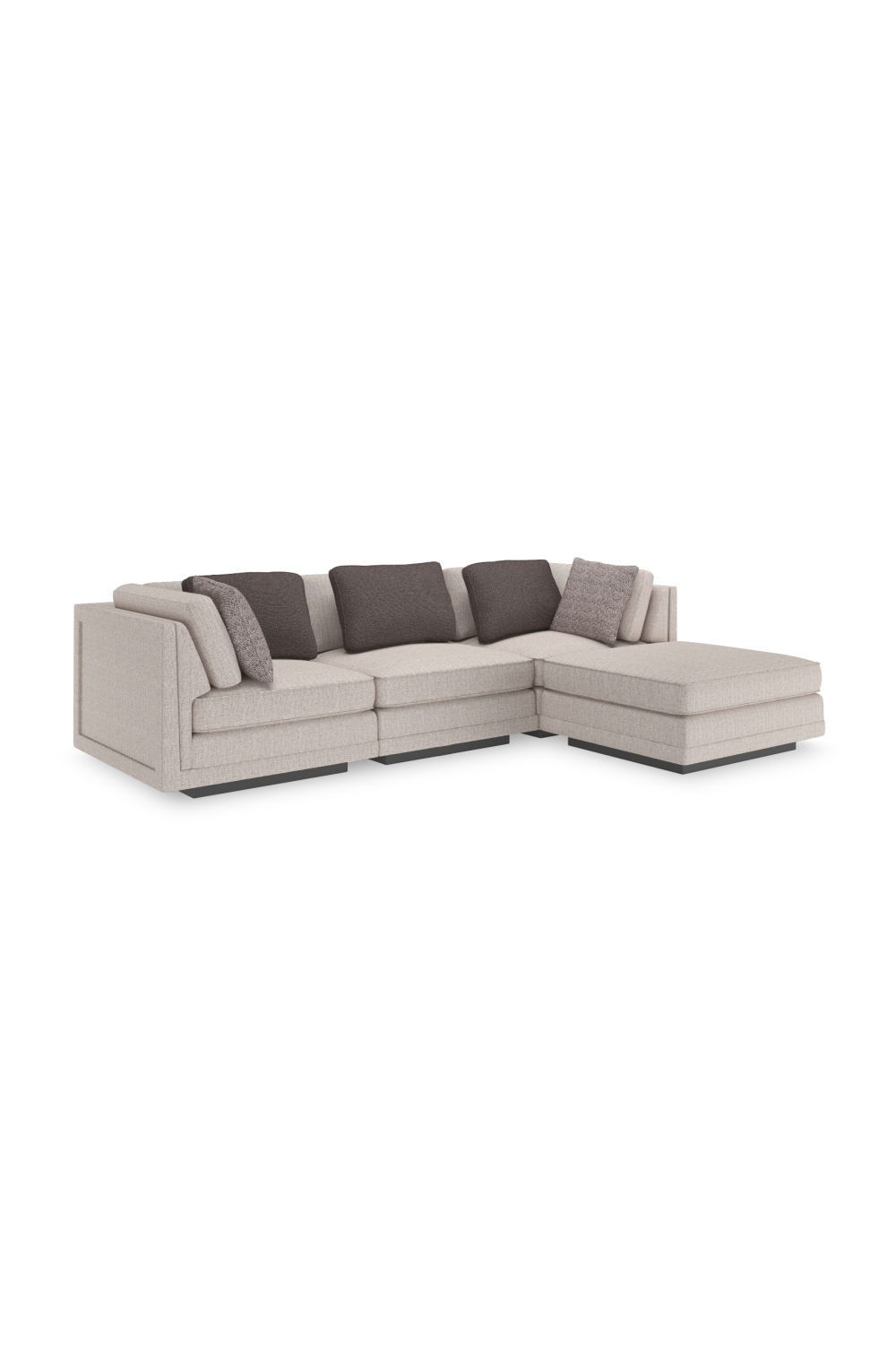 Modern Minimalist Ottoman | Caracole Fusion | Caracole.eu.com