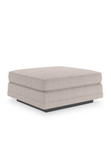 Beige Woven Ottoman | Caracole Fusion | Caracole.eu.com