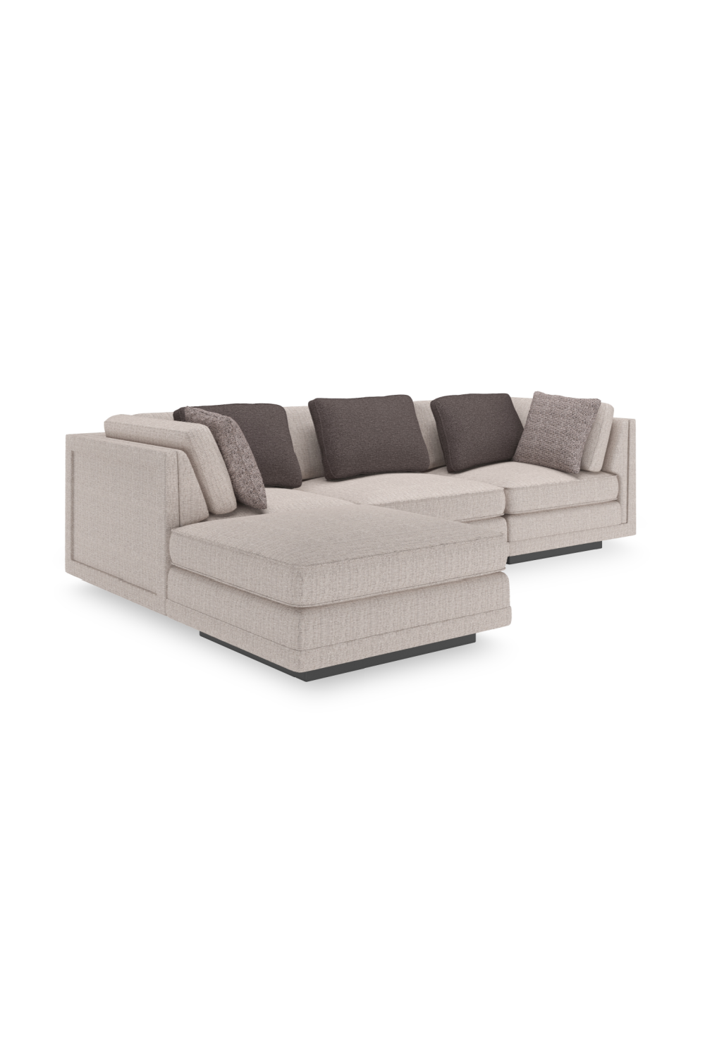 Beige Armless Chair | Caracole Fusion | Caracole.eu.com