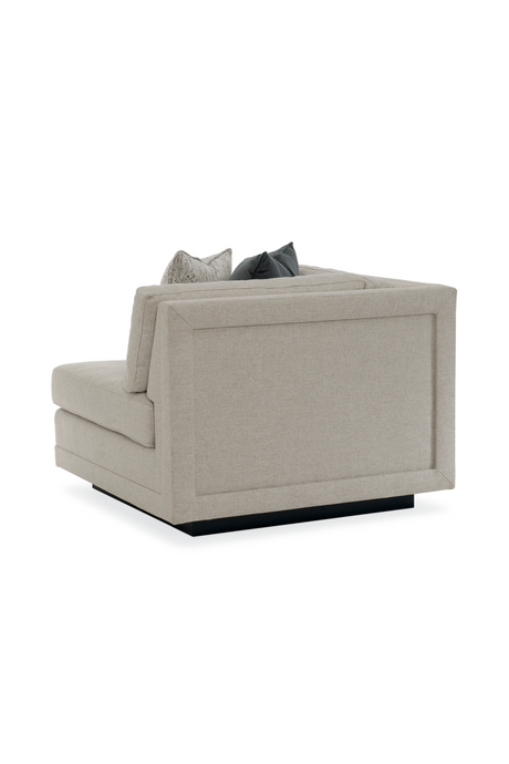 Neutral-Toned Sectional Sofa | Caracole Fusion | Caracole.eu.com