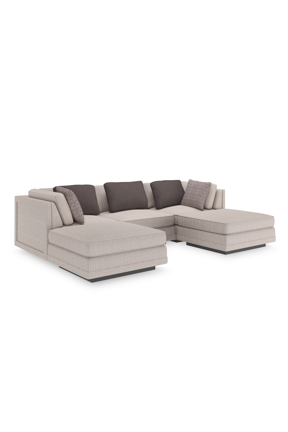 Beige Corner Sofa | Caracole Fusion | Caracole.eu.com