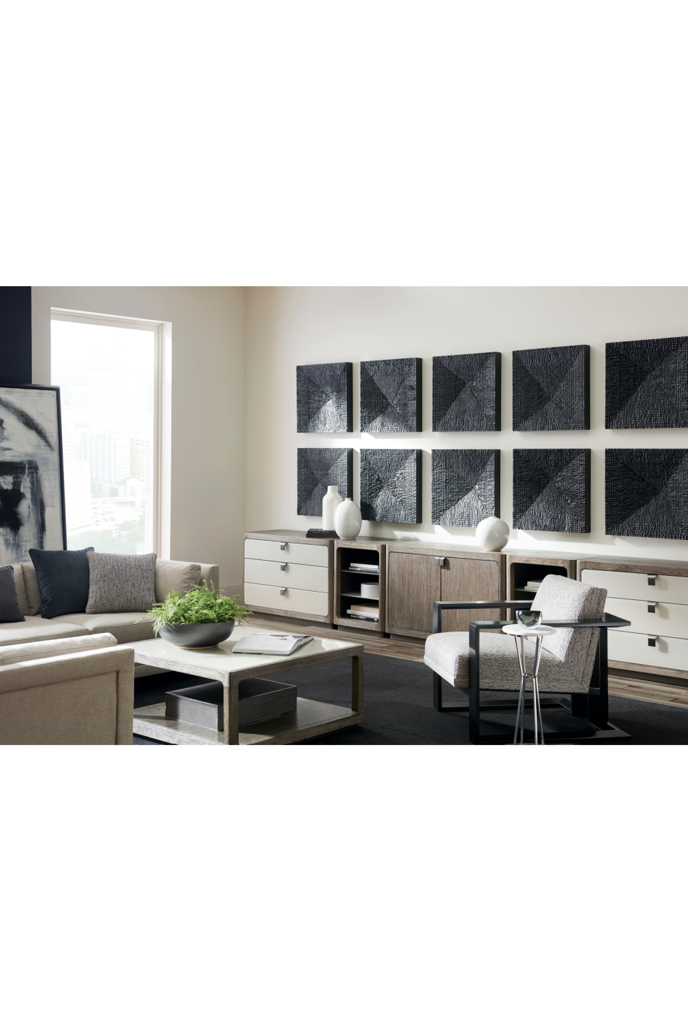 Gray Modern Sectional Sofa | Caracole Fusion | Caracole.eu.com