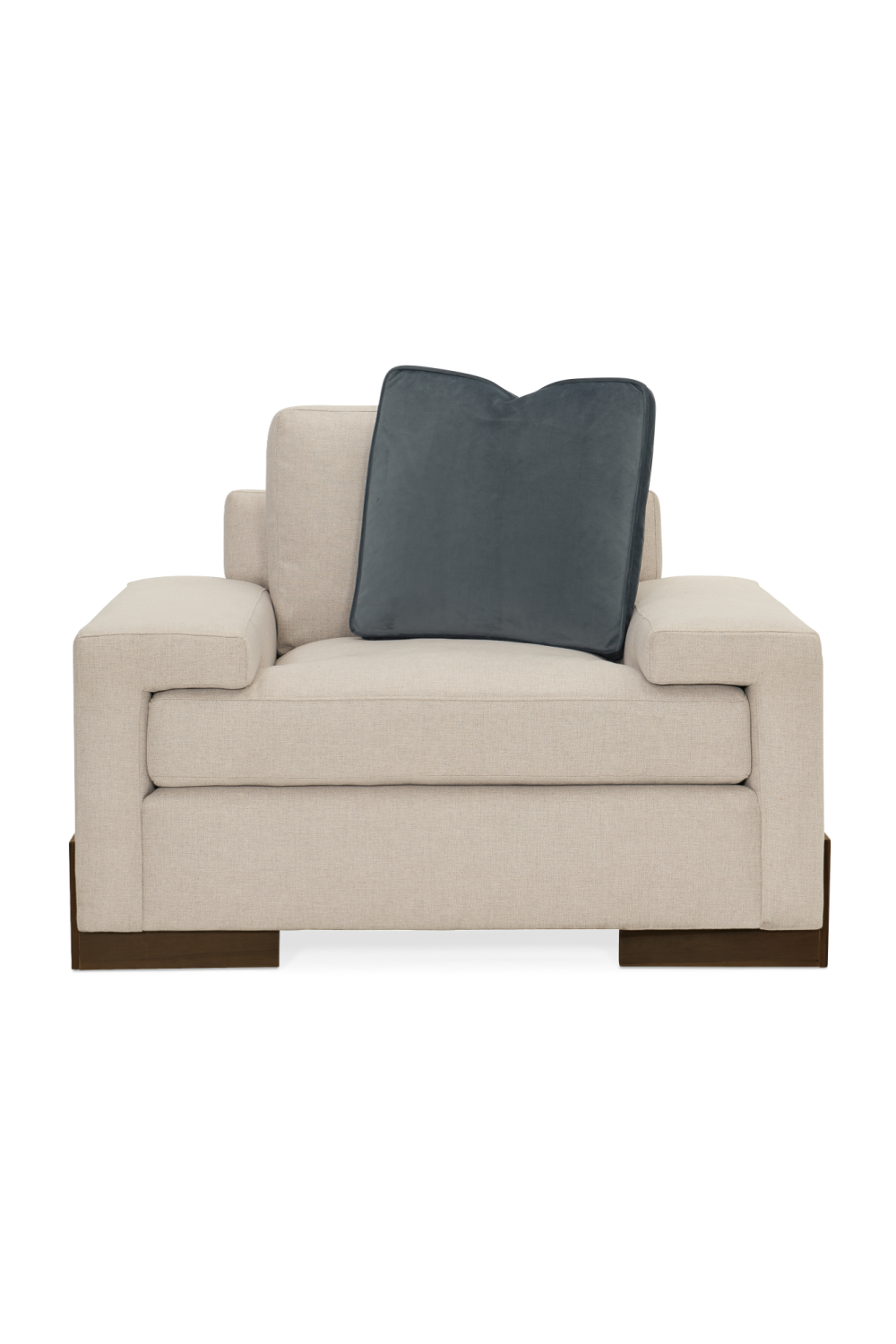Modern Neutral Accent Chair | Caracole I'm Shelf-ish | Caracole.eu.com