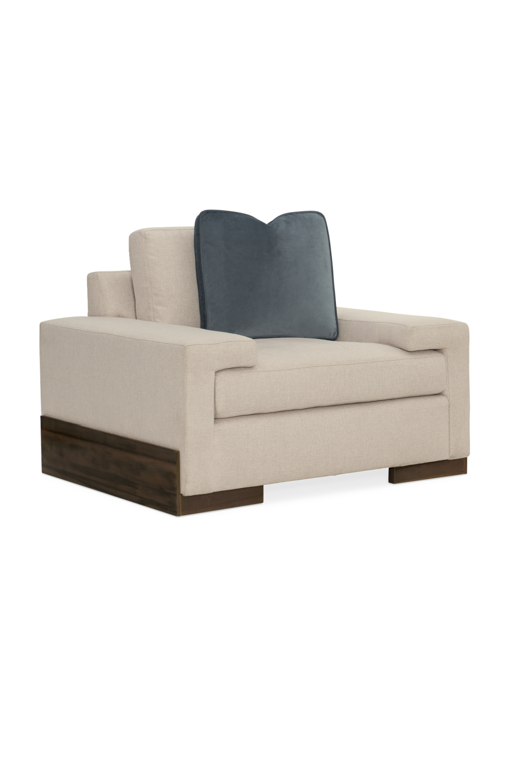 Modern Neutral Accent Chair | Caracole I'm Shelf-ish | Caracole.eu.com