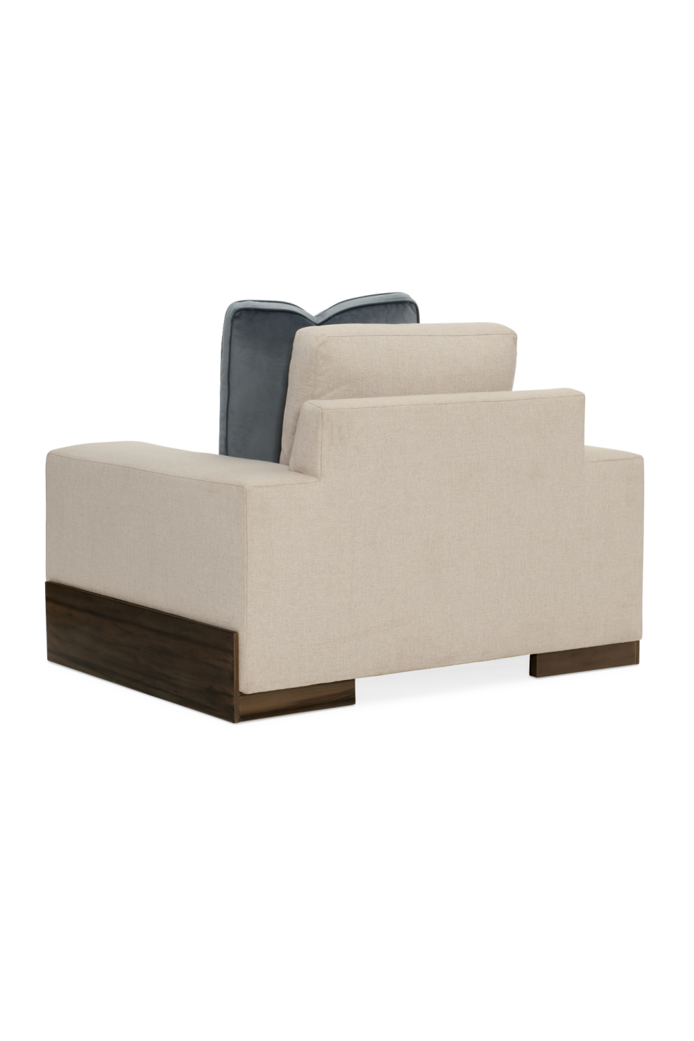 Modern Neutral Accent Chair | Caracole I'm Shelf-ish | Caracole.eu.com