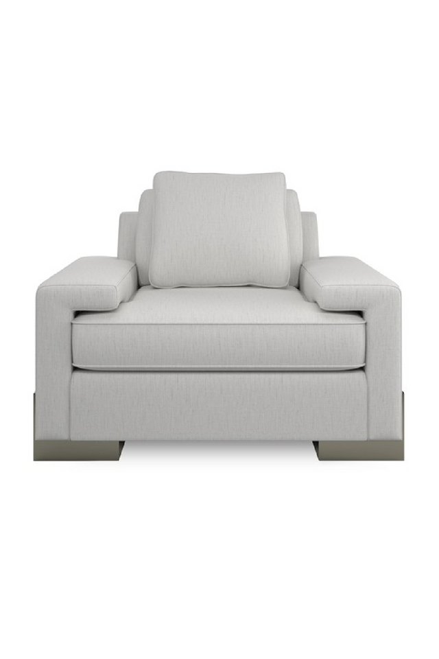 Gray Shelf-Arm Lounge Chair | Caracole I'm Shelf-Ish | Caracole.eu.com