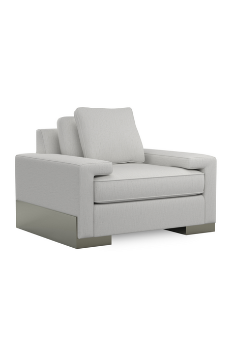 Gray Shelf-Arm Lounge Chair | Caracole I'm Shelf-Ish | Caracole.eu.com