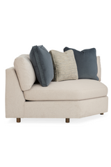 Neutral-Toned Sectional Sofa | Caracole I'm Shelf-Ish | Caracole.eu.com