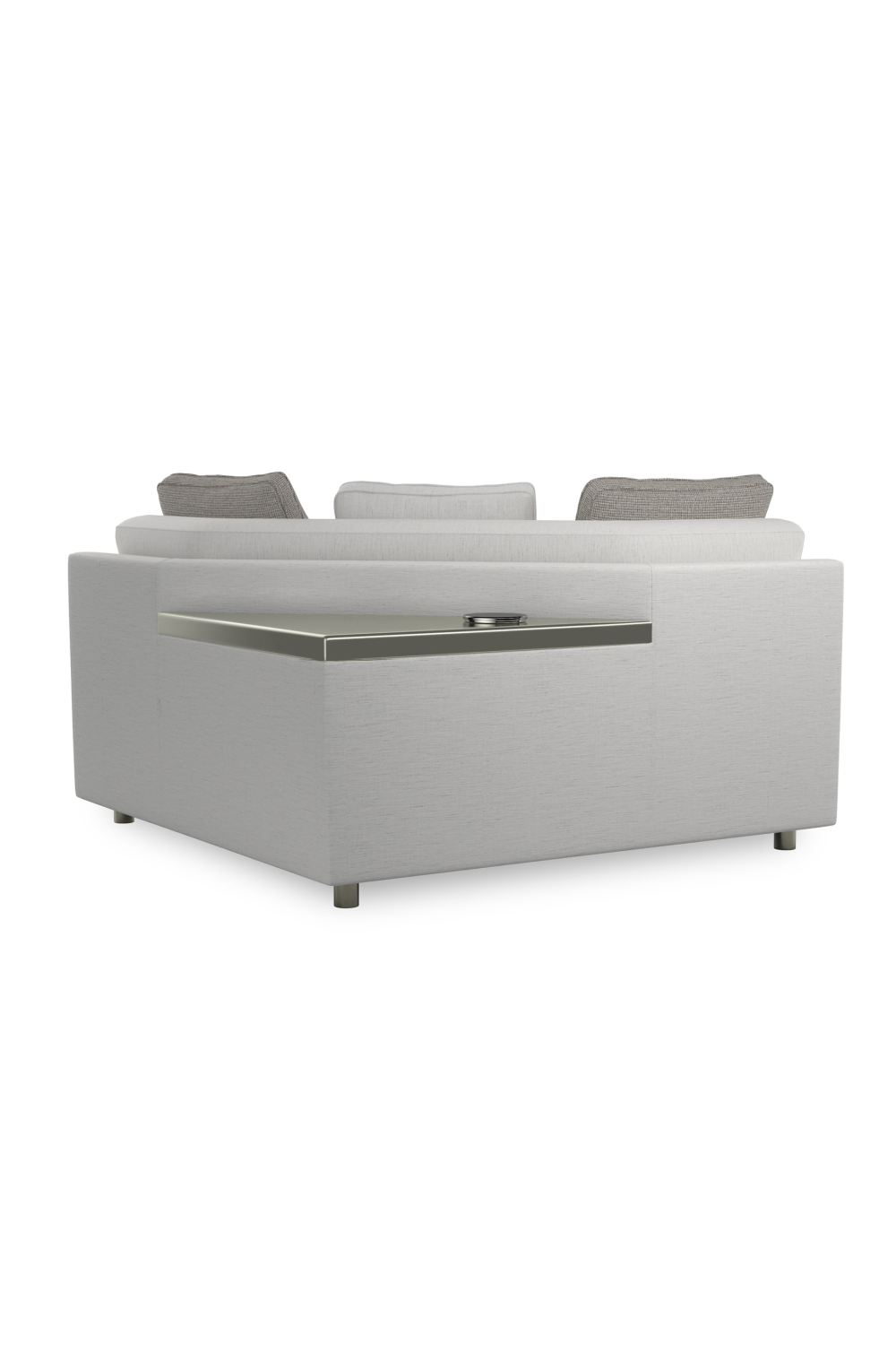 Gray Sectional Sofa | Caracole I'M Shelf-Ish | Caracole.eu.com