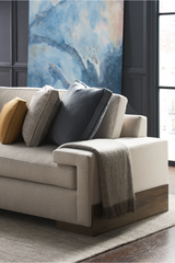 Neutral-Toned Sectional Sofa | Caracole I'm Shelf-Ish | Caracole.eu.com