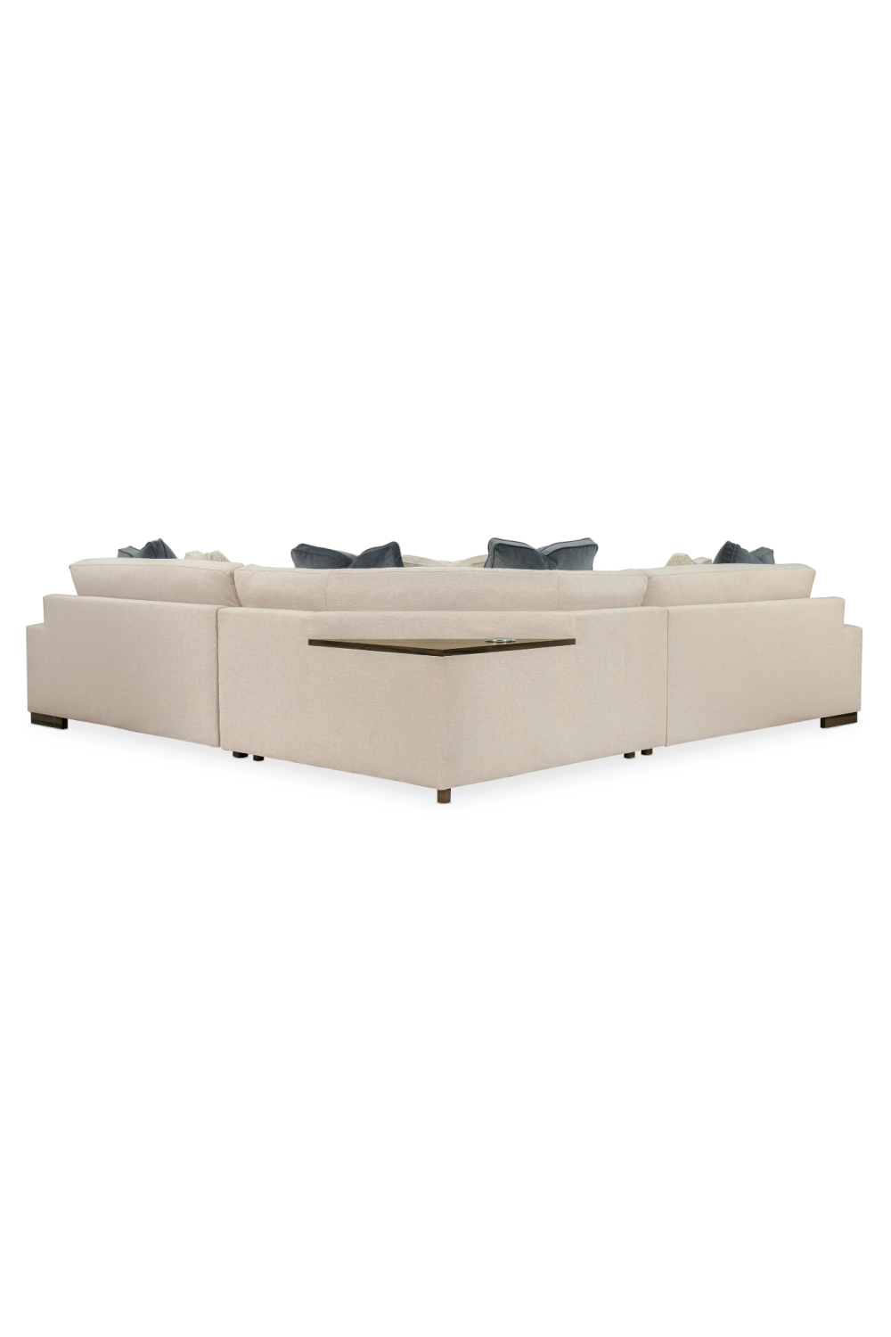 Neutral-Toned Sectional Sofa | Caracole I'm Shelf-Ish | Caracole.eu.com