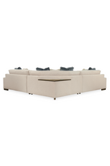 Neutral-Toned Sectional Sofa | Caracole I'm Shelf-Ish | Caracole.eu.com