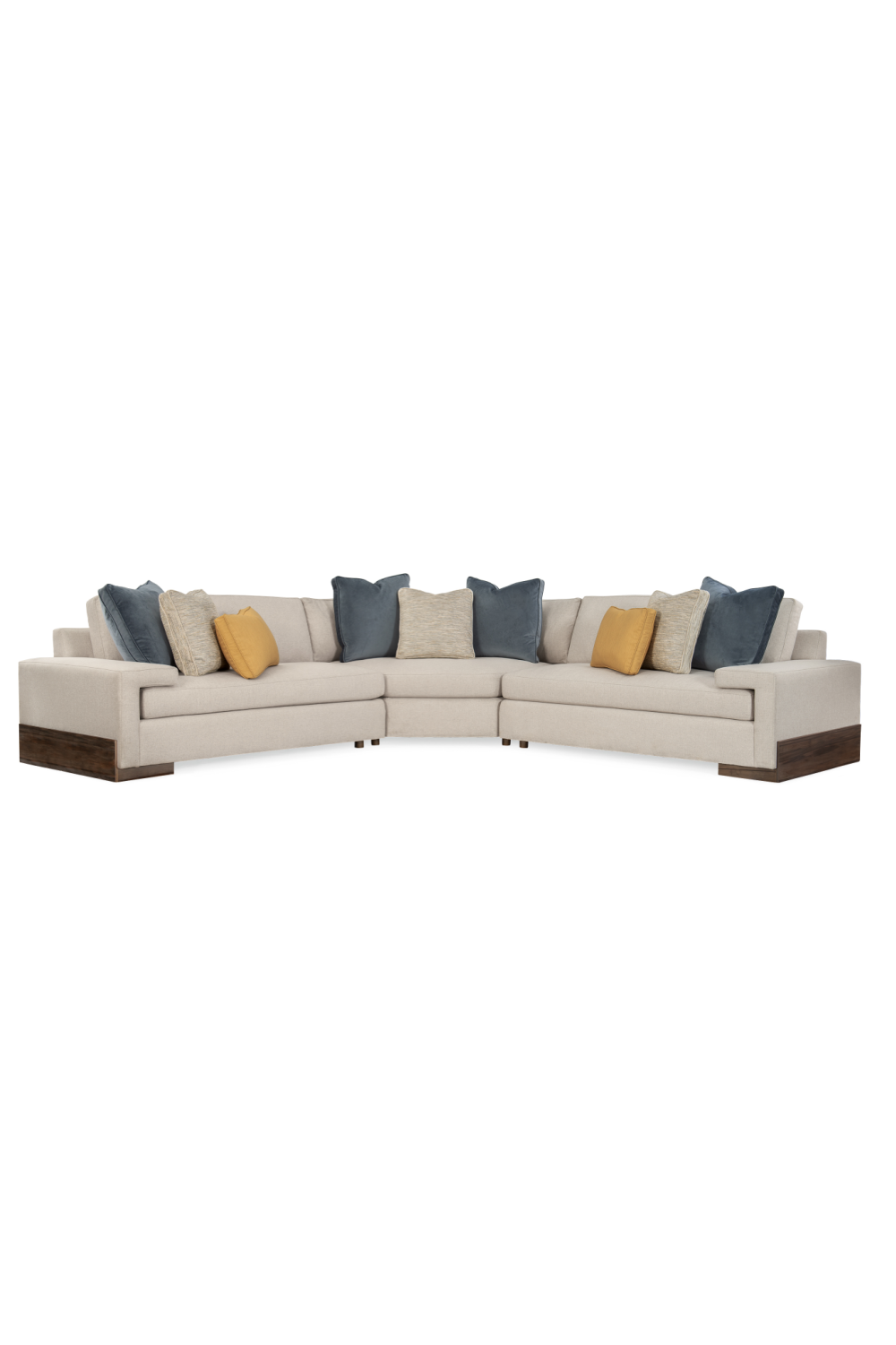 Neutral-Toned Sectional Sofa | Caracole I'm Shelf-Ish | Caracole.eu.com