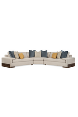 Neutral-Toned Sectional Sofa | Caracole I'm Shelf-Ish | Caracole.eu.com