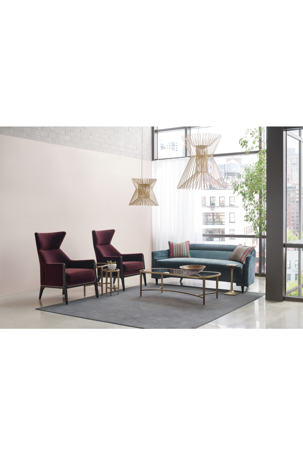 Modern Wingback Occasional Chair | Caracole Boundless | Caracole.eu.com