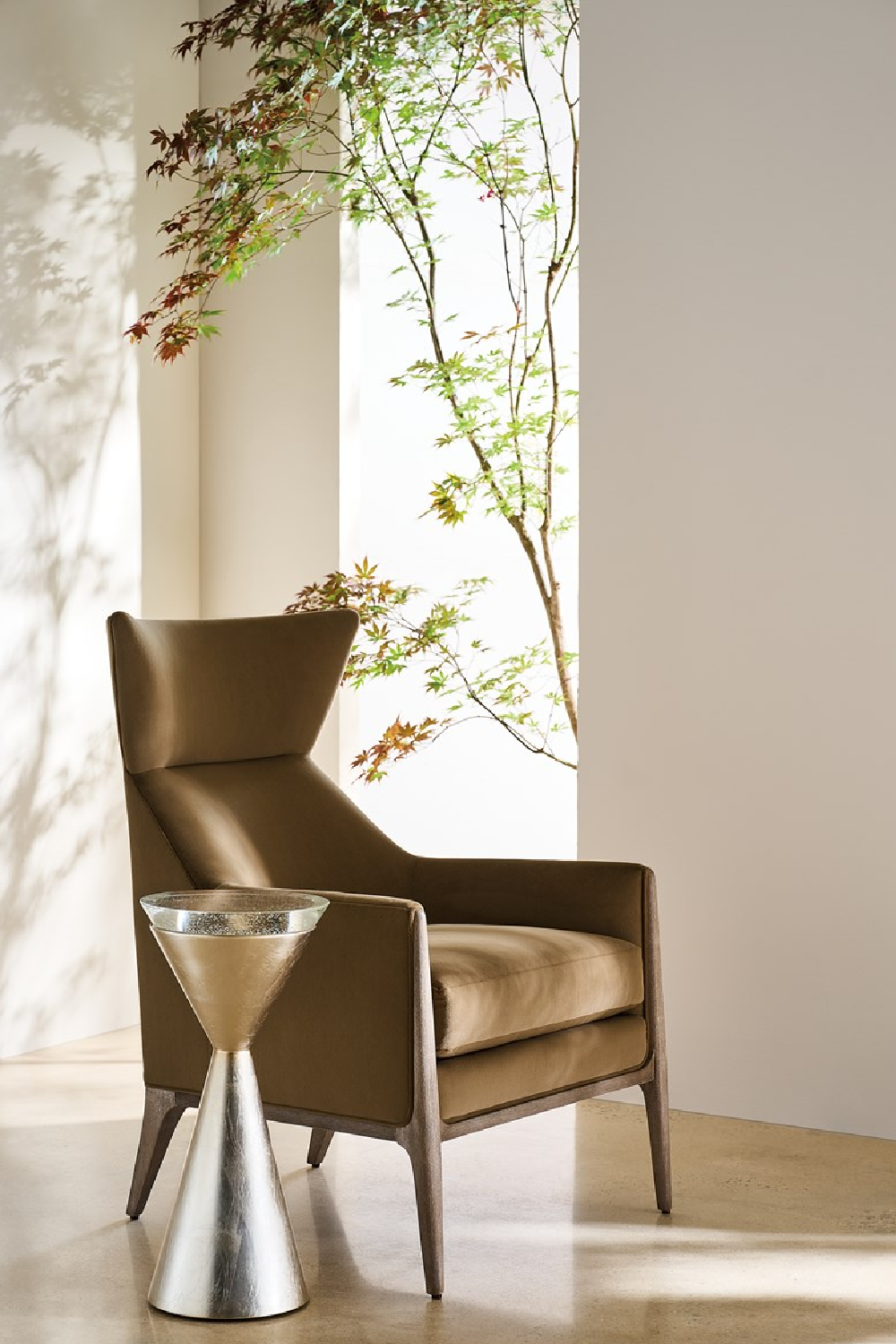 Modern Wingback Occasional Chair | Caracole Boundless | Caracole.eu.com