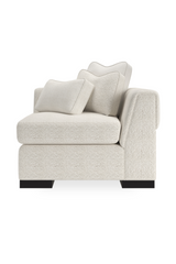 White Modern Sectional Sofa | Caracole Edge | Caracole.eu.com