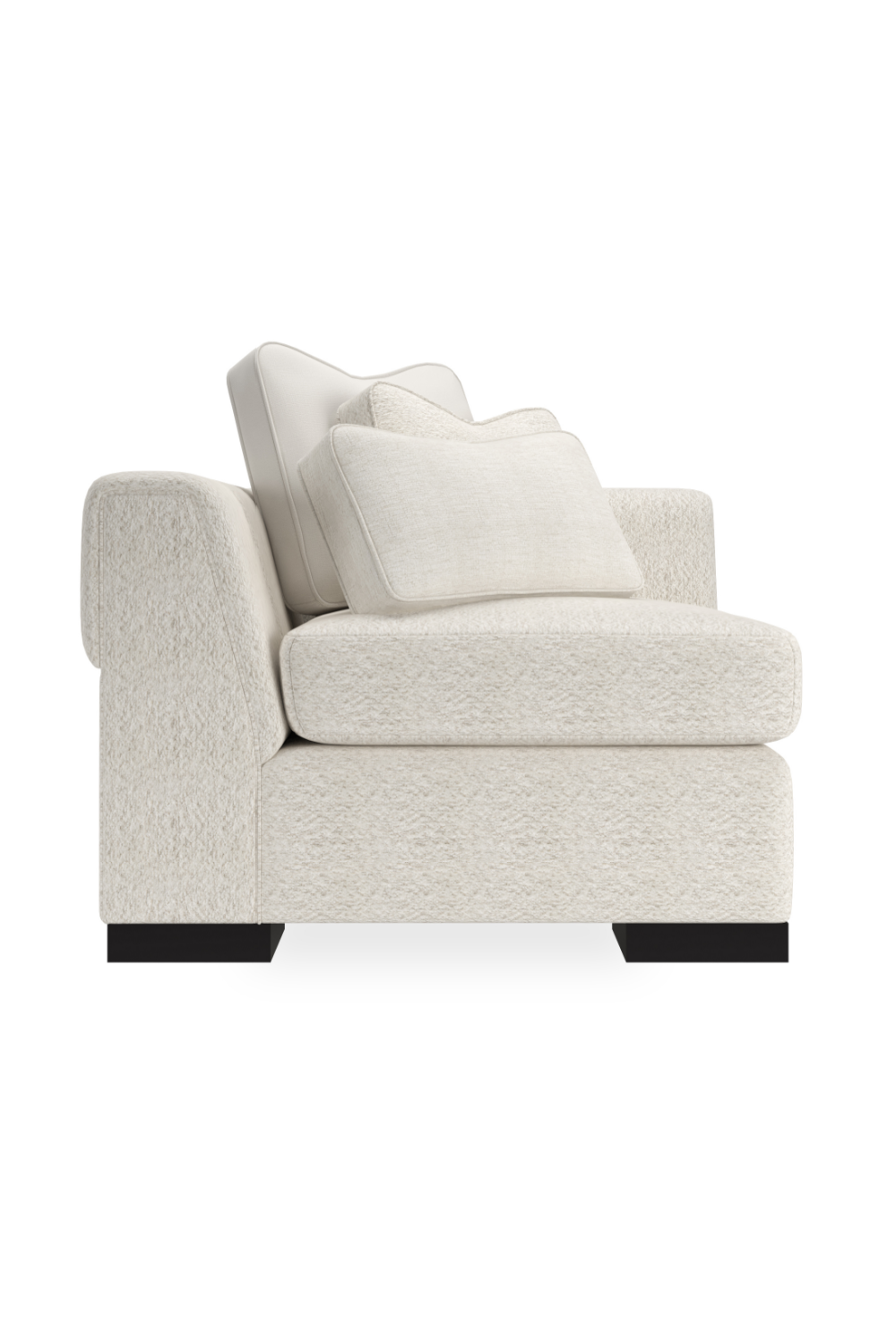 White Modern Sectional Sofa | Caracole Edge | Caracole.eu.com