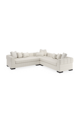 White Modern Sectional Sofa | Caracole Edge | Caracole.eu.com