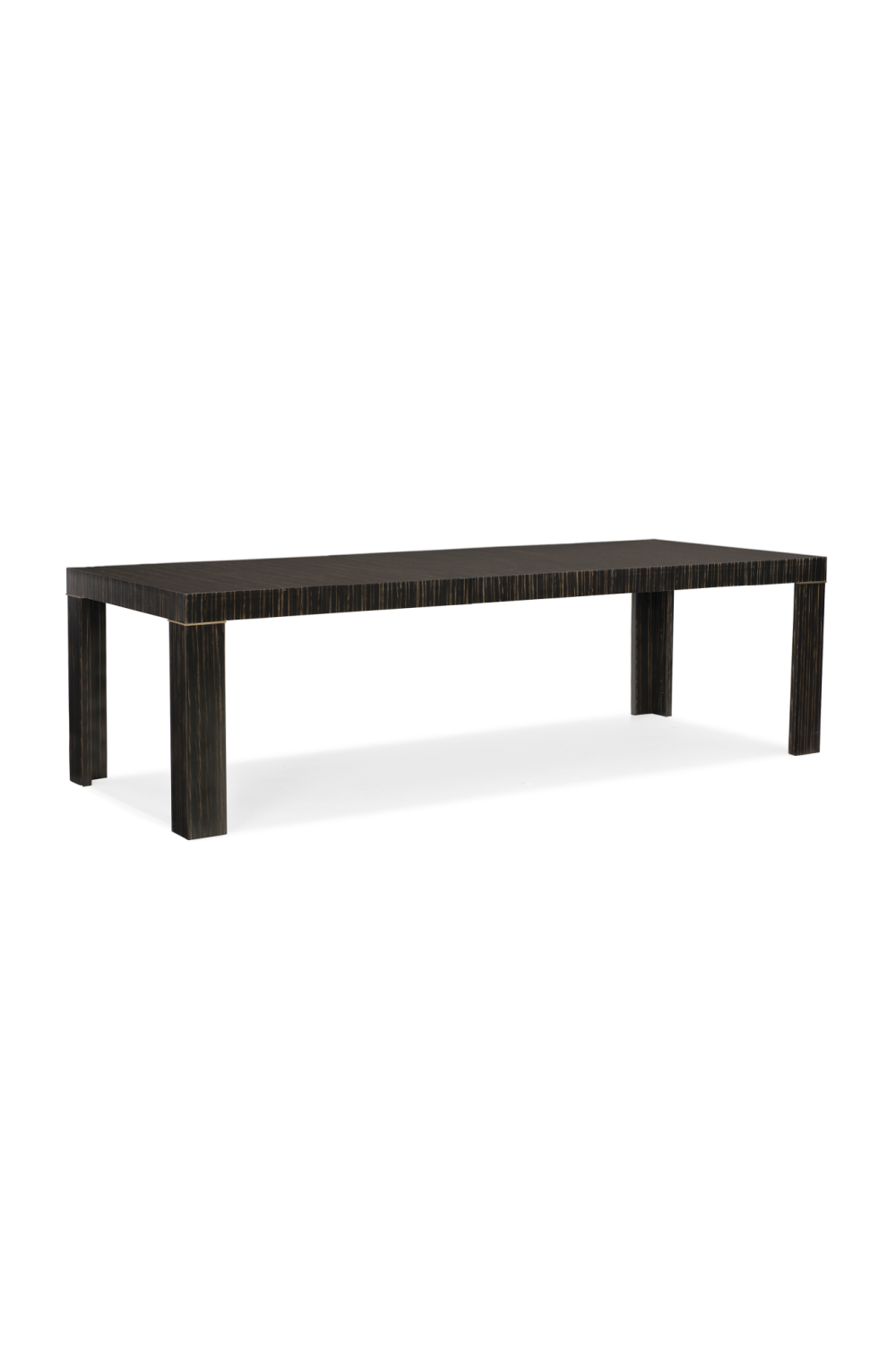 Striated Wood Extendable Dining Table | Caracole Edge | Caracole.eu.com