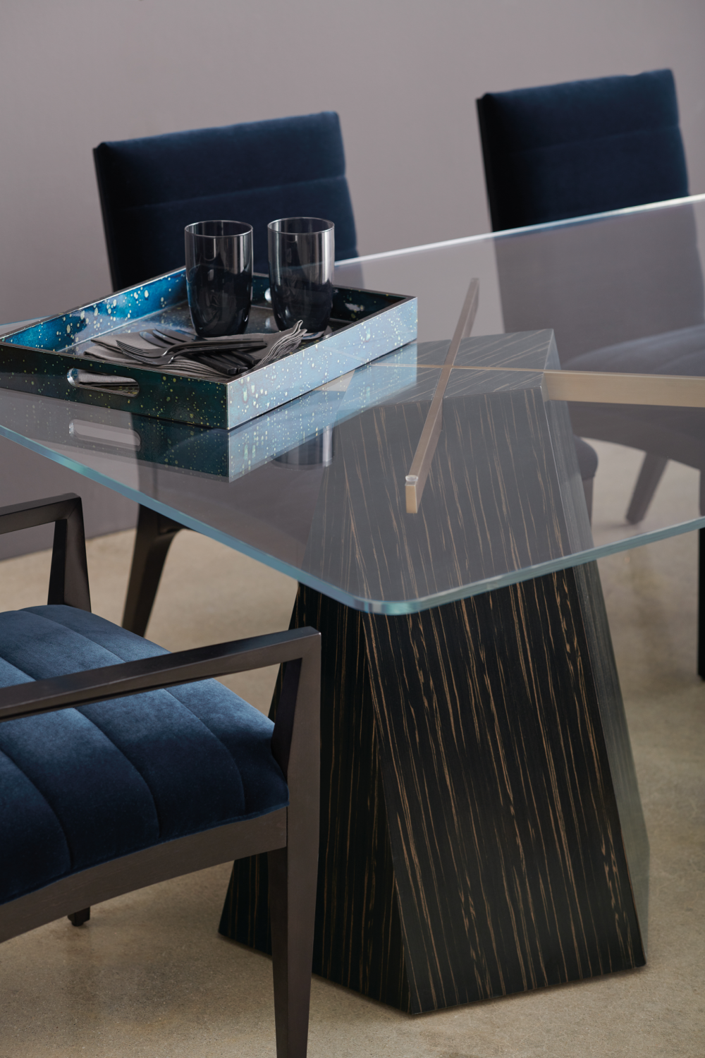 Channeled Dining Armchairs (2) | Caracole Edge | Caracole.eu.com