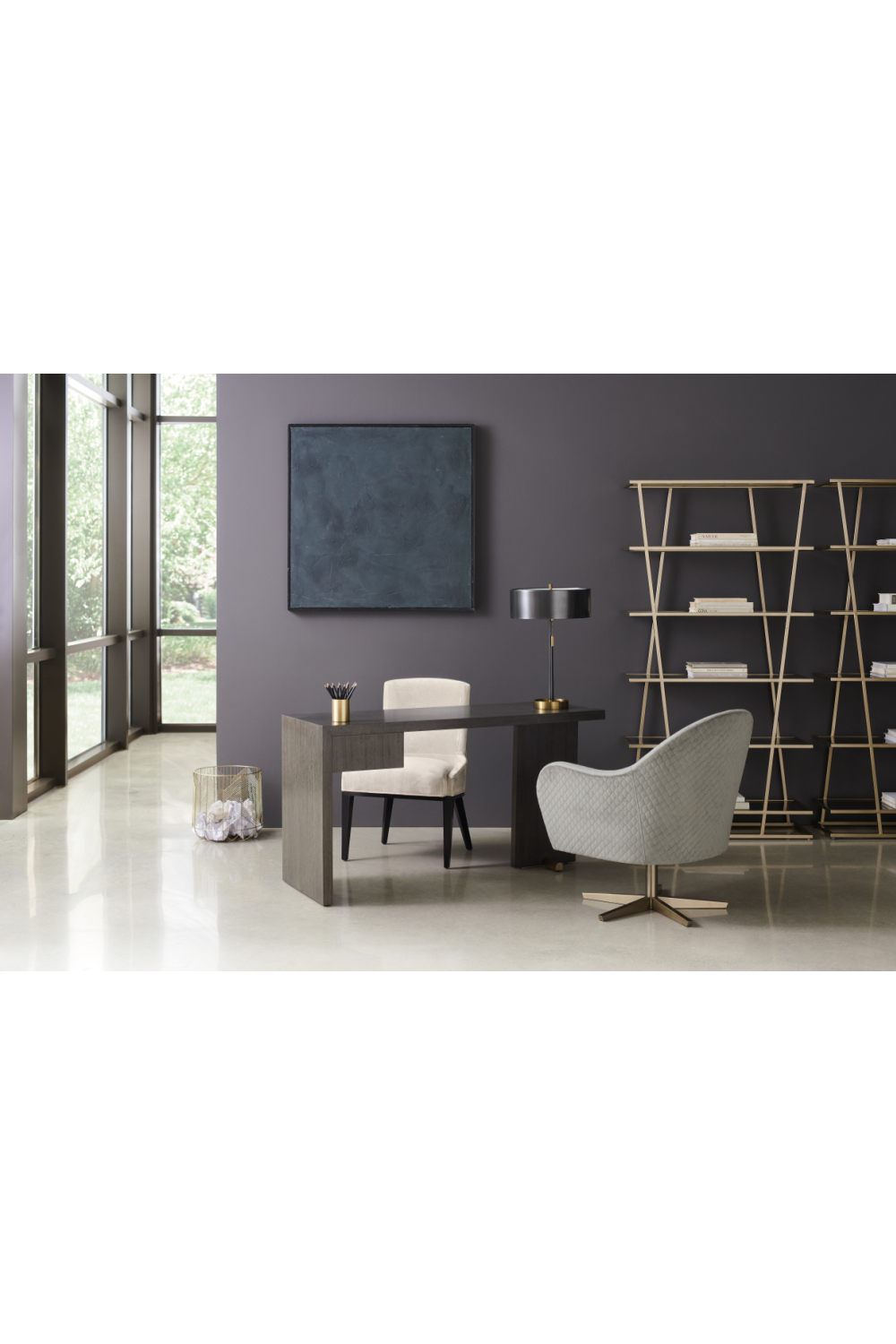 Modern Upholstered Dining Chair | Caracole Vector | Caracole.eu.com