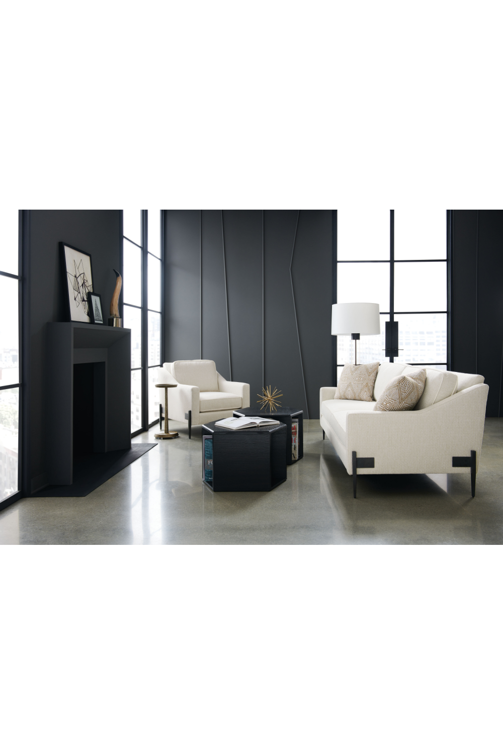 Modern Cream Sofa | Caracole Remix | Caracole.eu.com