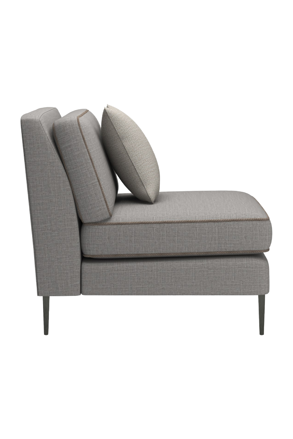 Gray Wool Blend Modular Chair | Caracole Remix | Caracole.eu.com