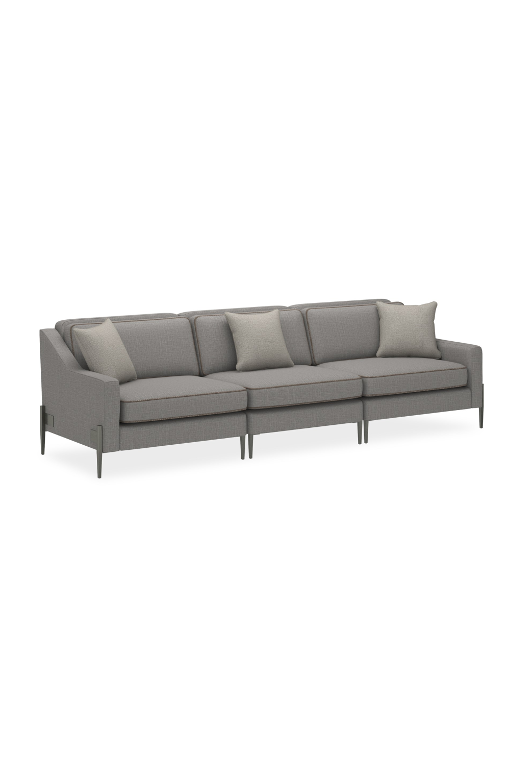Gray Wool Blend Modular Chair | Caracole Remix | Caracole.eu.com