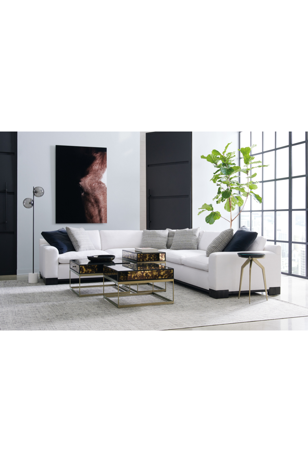 White Modern Modular Sofa | Caracole Refresh | Caracole.eu.com