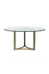 Round Glass Dining Table | Caracole Remix Remix | Caracole.eu.com